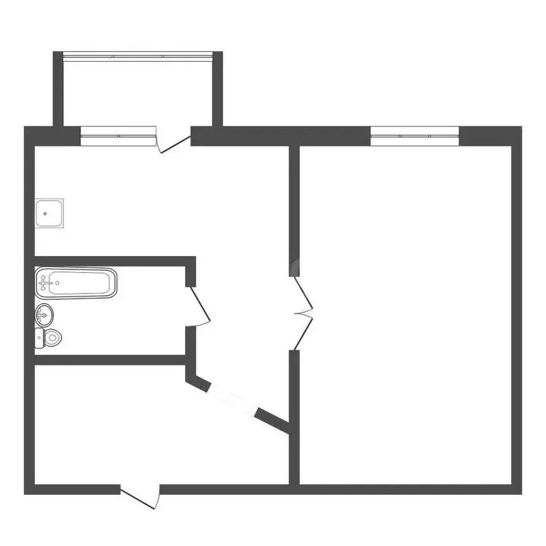 1-комнатная квартира: Братск, Енисейская улица, 17Г (31.6 м) - Фото 2