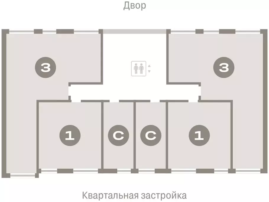 3-комнатная квартира: Тюмень, Мысовская улица, 26к1 (84.92 м) - Фото 1