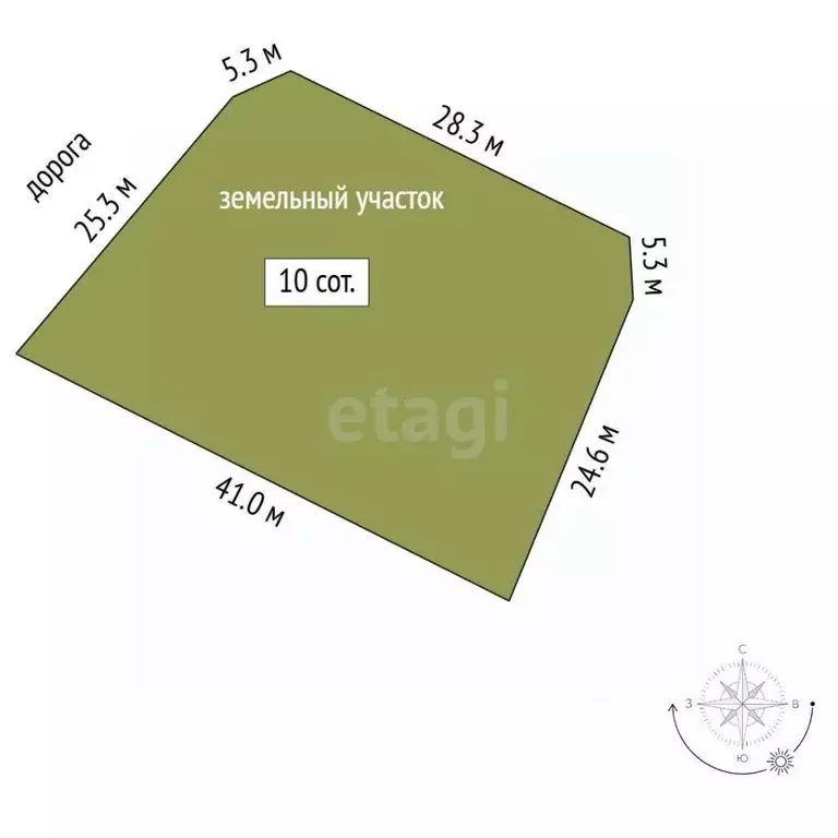 Участок в Татарстан, Альметьевск ул. Булгар, 10 (10.0 сот.) - Фото 1