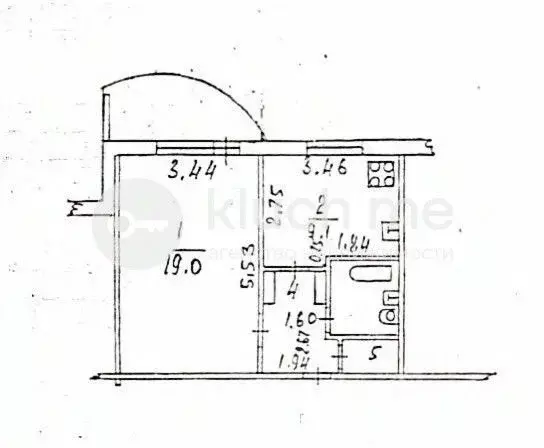 1-к кв. Татарстан, Казань ул. Хайдара Бигичева, 4 (34.9 м) - Фото 2