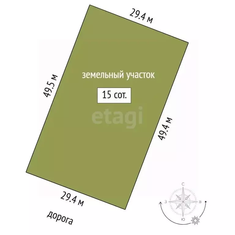 Участок в Тюменская область, Тюменский муниципальный округ, с. Успенка ... - Фото 2