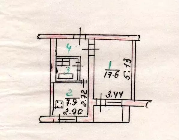 1-к. квартира, 36,1 м, 2/9 эт. - Фото 0