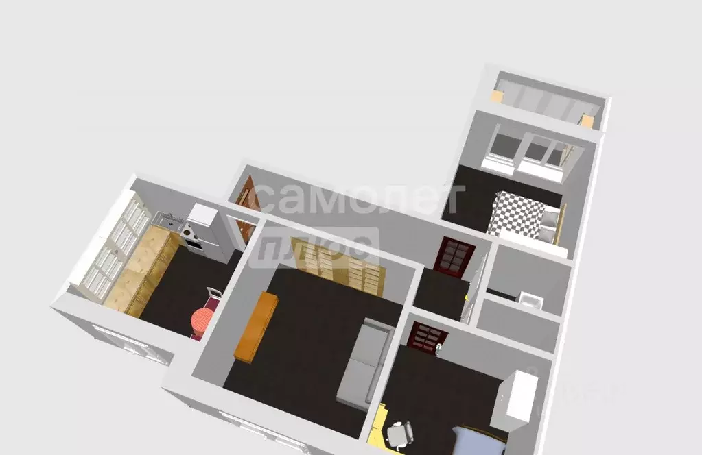 3-к кв. Алтайский край, Бийск ул. Декабристов, 12 (64.0 м) - Фото 2