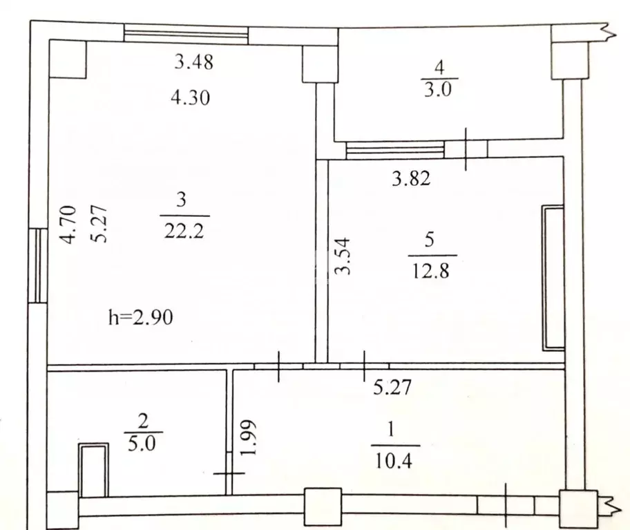 2-к кв. Севастополь ул. Олега Кошевого, 6А (53.4 м) - Фото 2