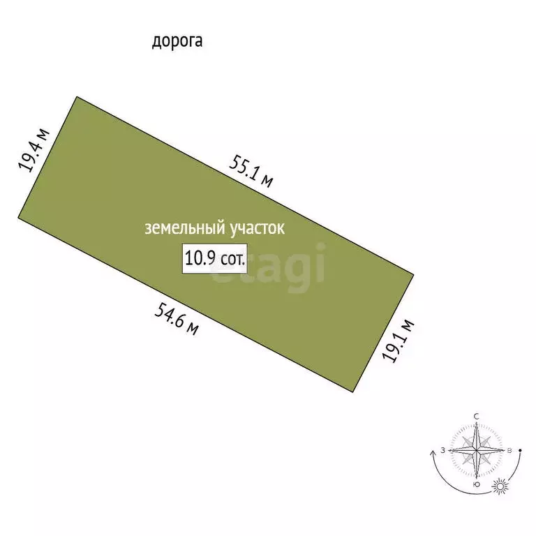 Участок в Читинский район, село Засопка (10.9 м) - Фото 0