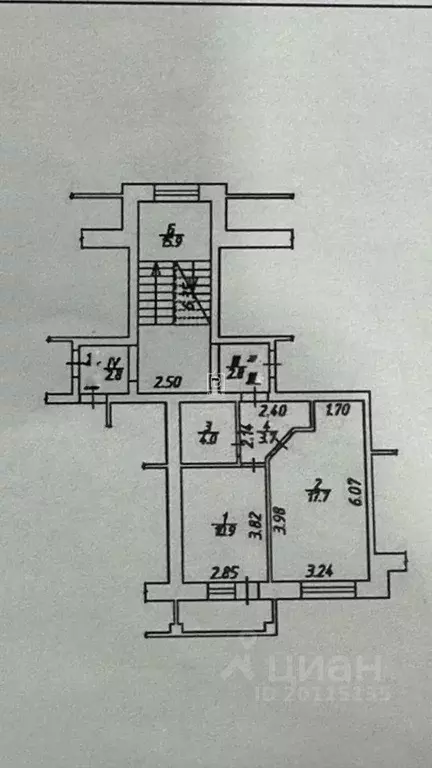 1-к кв. Калужская область, Калуга ул. Полесская, 43 (36.0 м) - Фото 2