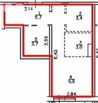 Квартира-студия: Тверь, Новочеркасская улица, 51 (25.6 м) - Фото 0