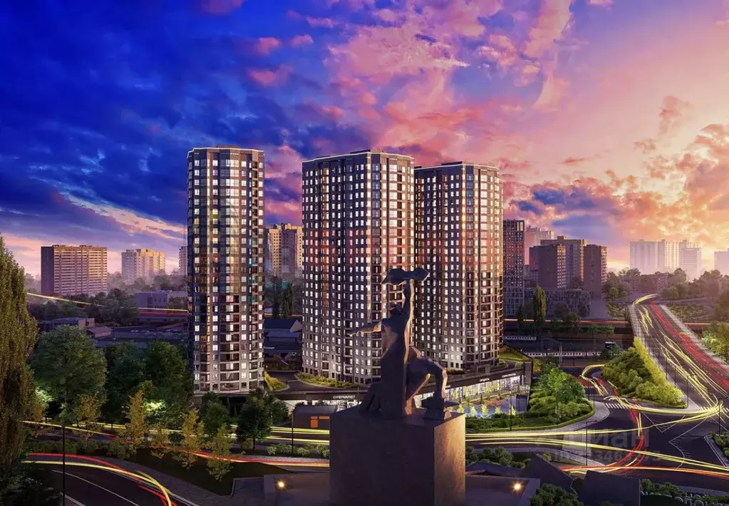 Студия Ростовская область, Ростов-на-Дону Привокзальная ул., 9 (31.0 ... - Фото 1