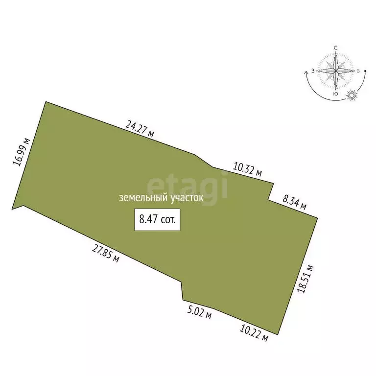 Участок в Ишим, Большая улица (8.5 м) - Фото 1
