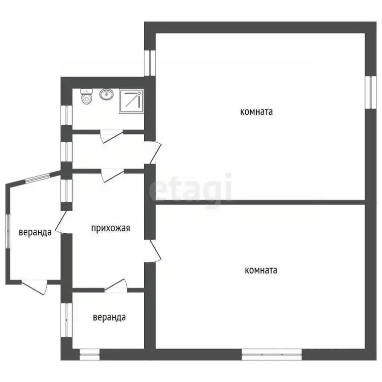 Дом в Крым, Судак ул. Партизанская (37 м) - Фото 2