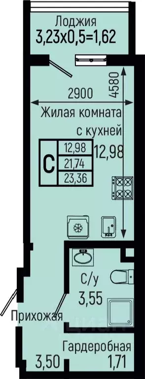 Студия Краснодарский край, Туапсинский муниципальный округ, с. Небуг ... - Фото 0