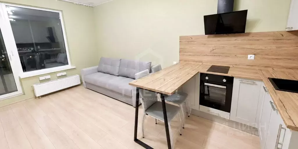 Студия Санкт-Петербург ул. Русановская, 20к1 (27.6 м) - Фото 2