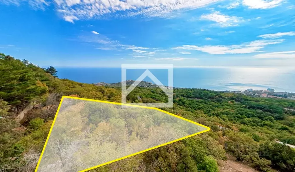 Участок в Крым, Ялта муниципальный округ, Гаспра пгт ш. ... - Фото 1