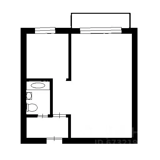1-к кв. Москва Булатниковская ул., 4К1 (30.0 м) - Фото 2
