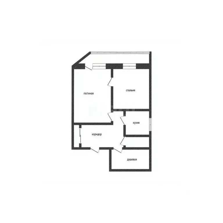 2-к кв. Курганская область, Курган ул. Гоголя, 109 (53.1 м) - Фото 2