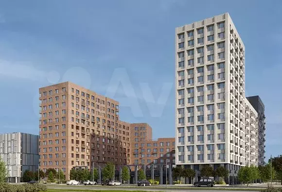 2-к. квартира, 38,2 м, 7/16 эт. - Фото 1