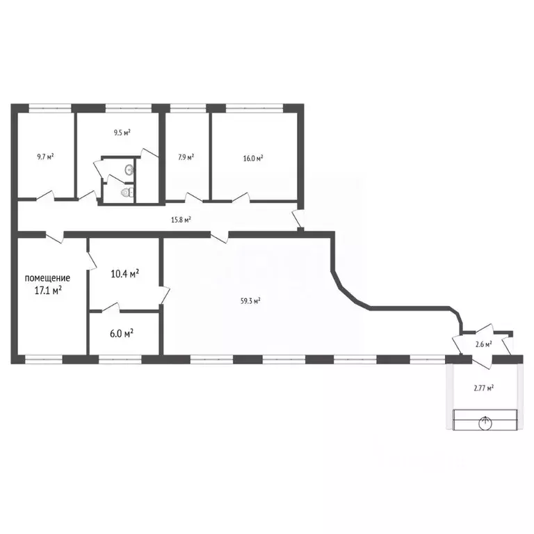 Помещение свободного назначения в Москва Планерная ул., 3К1 (34 м) - Фото 2