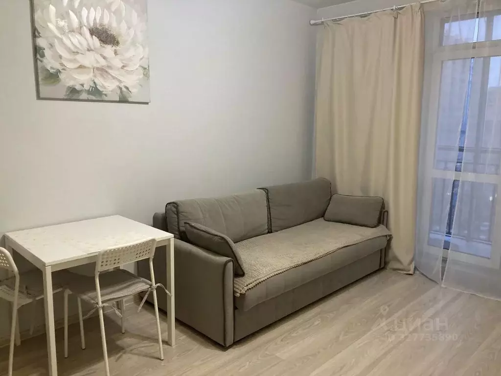 Студия Санкт-Петербург ул. Среднерогатская, 10к1 (23.0 м) - Фото 2