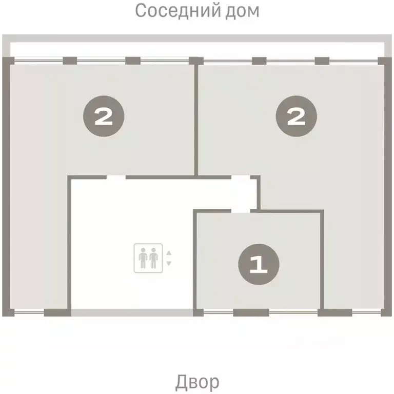 2-к кв. Ханты-Мансийский АО, Сургут 1-й мкр, Нефть жилой комплекс ... - Фото 1