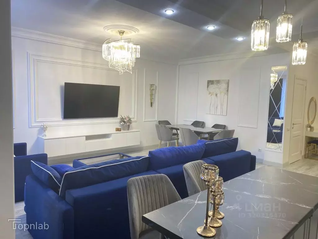 2-к кв. Кабардино-Балкария, Нальчик ул. Толстого (81.1 м) - Фото 2