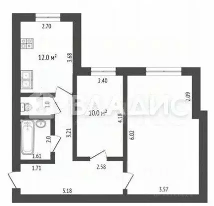 2-к кв. Калужская область, Перемышльский муниципальный округ, Сильково ... - Фото 2