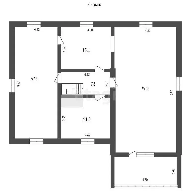 Дом в Ялуторовск, Поселковая улица (205 м) - Фото 1