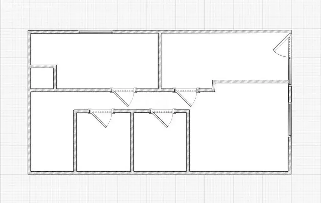 2-комнатная квартира: Западный, Молодёжная улица, 5 (40 м) - Фото 1