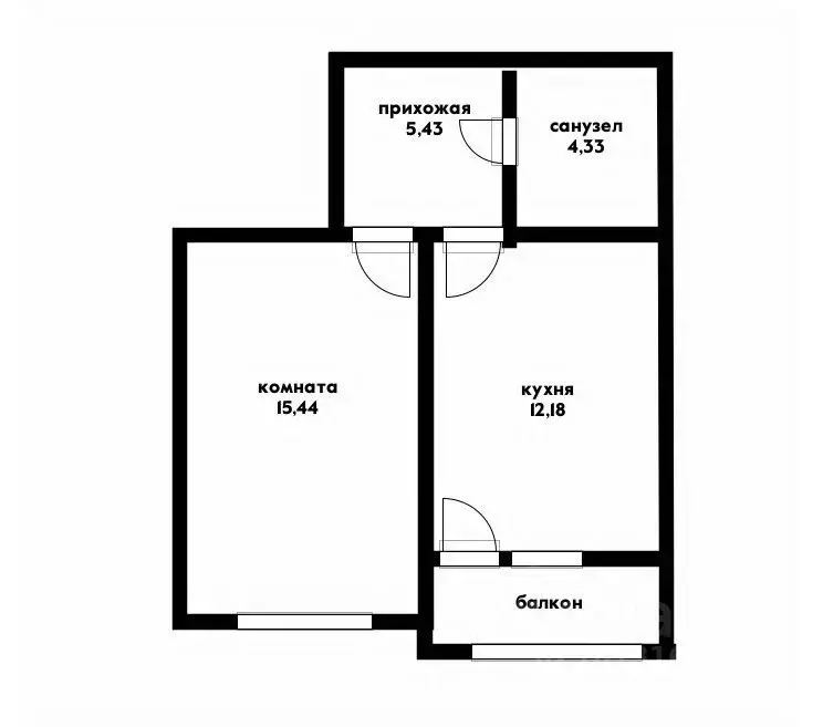 1-к кв. Краснодарский край, Геленджик ул. Гоголя, 11Бк4 (37.5 м) - Фото 2