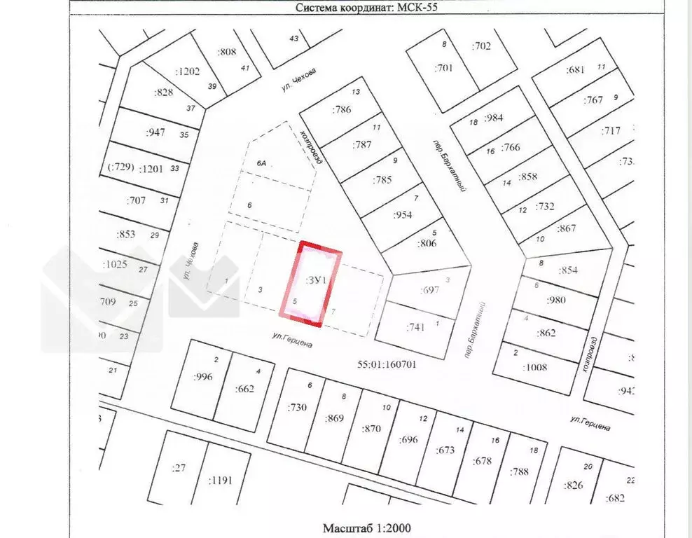 Участок в село Азово, улица Герцена (10 м) - Фото 1