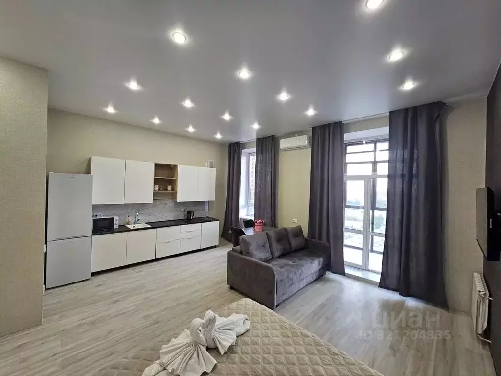 Студия Омская область, Омск ул. Герцена, 99 (42.0 м) - Фото 1