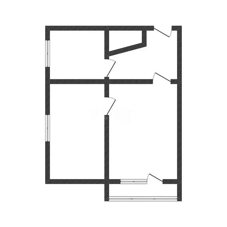 2-комнатная квартира: Арсеньев, улица Ломоносова, 16 (40.9 м) - Фото 1