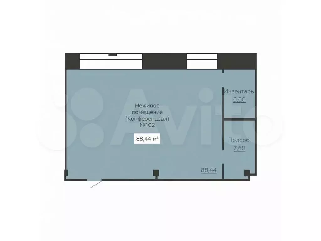 Продам помещение свободного назначения, 88.44 м - Фото 0