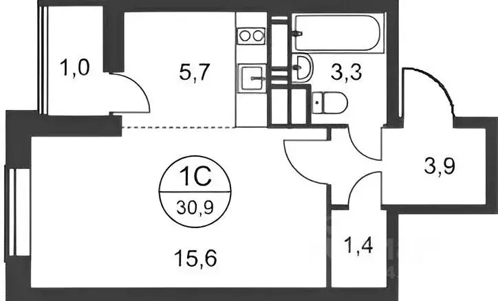 1-к кв. Московская область, Балашиха Новое Павлино мкр, ул. ... - Фото 2