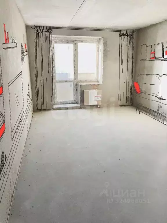 2-к кв. Вологодская область, Череповец Октябрьский просп., 62 (76.68 ... - Фото 2