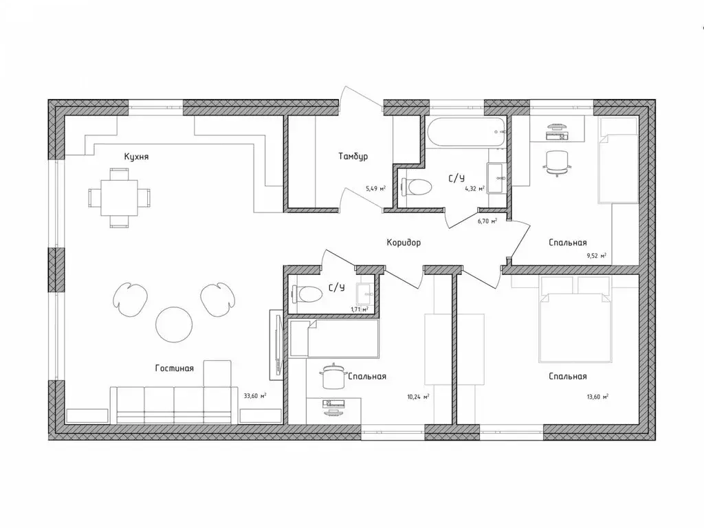 Дом в Ульяновский район, Тетюшское сельское поселение, посёлок Дружба ... - Фото 2