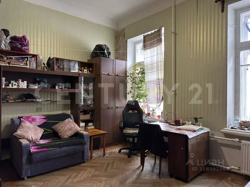 Комната Санкт-Петербург наб. Реки Фонтанки, 76 (21.3 м) - Фото 0