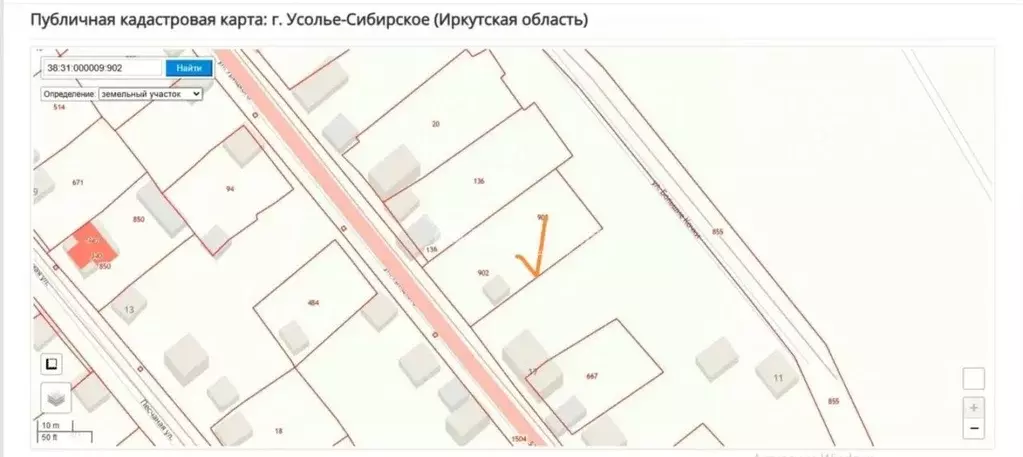 Участок в Иркутская область, Усолье-Сибирское ул. Урицкого (947.0 ... - Фото 1