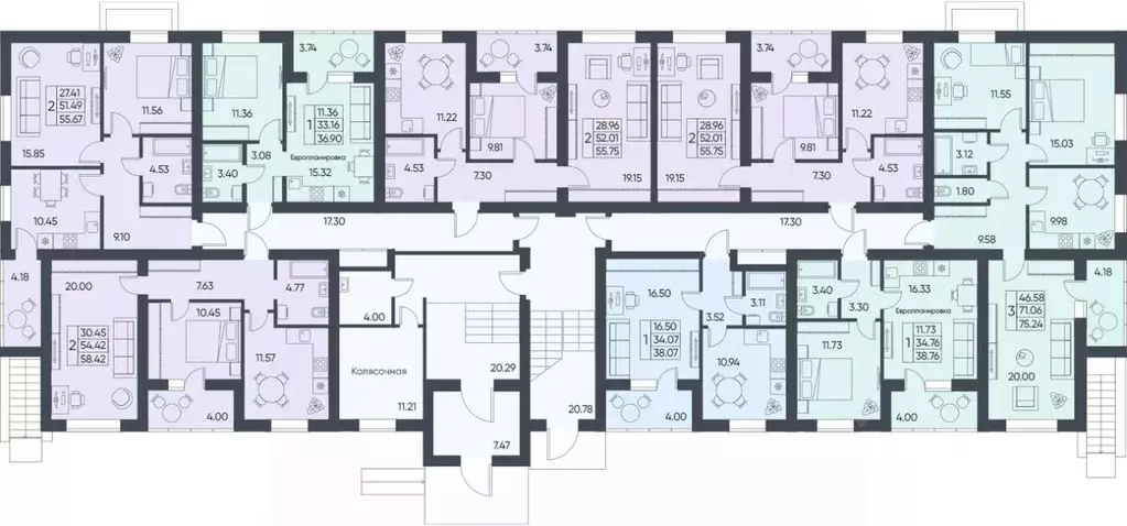 2-к кв. Саратовская область, Татищево рп  (55.67 м) - Фото 1
