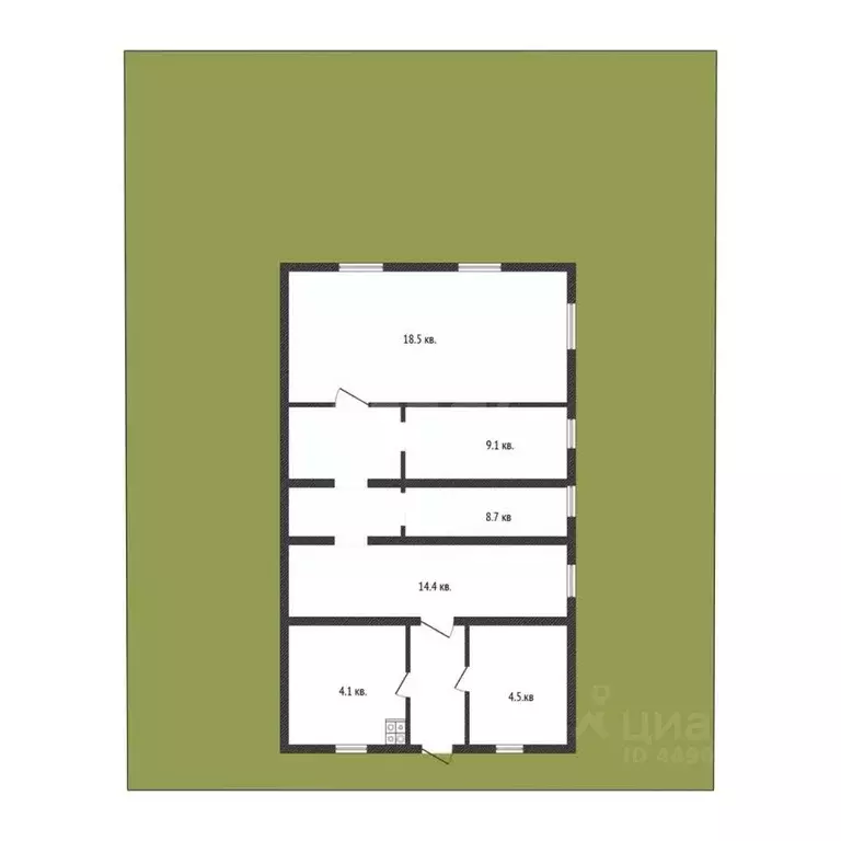 Дом в Смоленская область, Ярцево Степная ул., 3 (87 м) - Фото 2