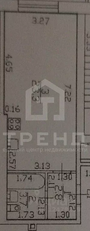 Студия Санкт-Петербург Усть-Славянка тер., ул. Славянская, 26 (29.8 м) - Фото 2