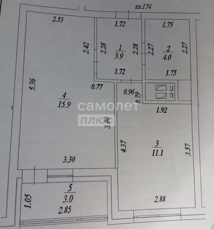 1-к кв. Башкортостан, Уфа ул. Героя Курбангалеева, 1 (36.4 м) - Фото 2