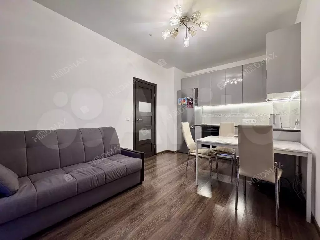 1-к. квартира, 31 м, 4/12 эт. - Фото 1