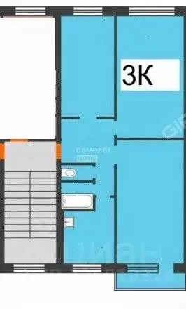 3-к кв. Нижегородская область, Павлово Транспортная ул., 3А (63.5 м) - Фото 2