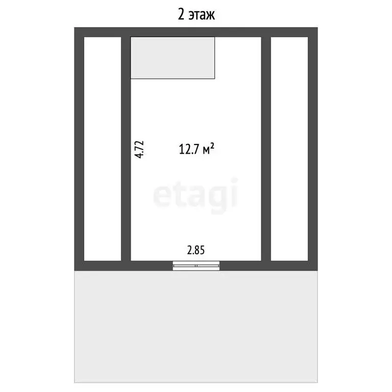Дом в Омск, территория СОСН Юбилейный, 4-я аллея (46.8 м) - Фото 1