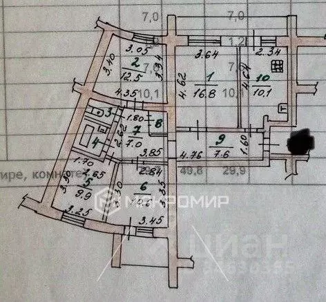 4-к кв. Орловская область, Орел Грузовая ул., 1 (84.0 м) - Фото 1