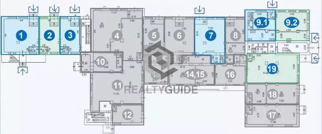 Торговая площадь в Москва Электродный проезд, 16 (53 м) - Фото 1
