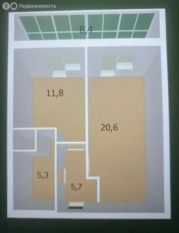 1-комнатная квартира: Санкт-Петербург, Среднерогатская улица, 11 (43.4 ... - Фото 1