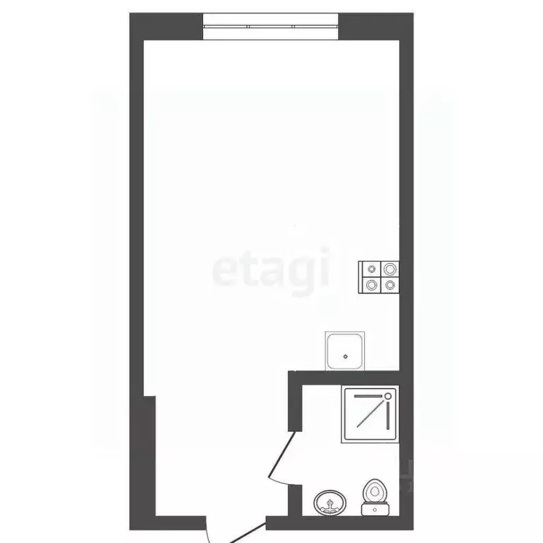 Комната Тюменская область, Тюмень ул. Станционная, 24 (17.6 м) - Фото 2