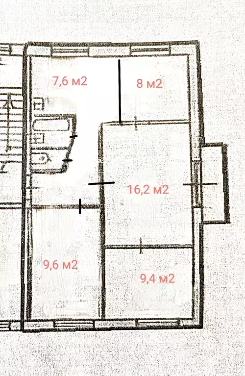 Продаётся 4-к квартира, 59.4 м - Фото 1