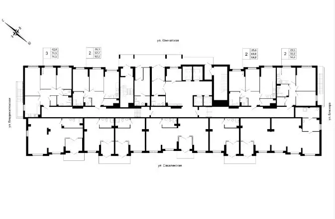 2-к кв. Свердловская область, Екатеринбург ул. Кронштадтская (64.0 м) - Фото 2